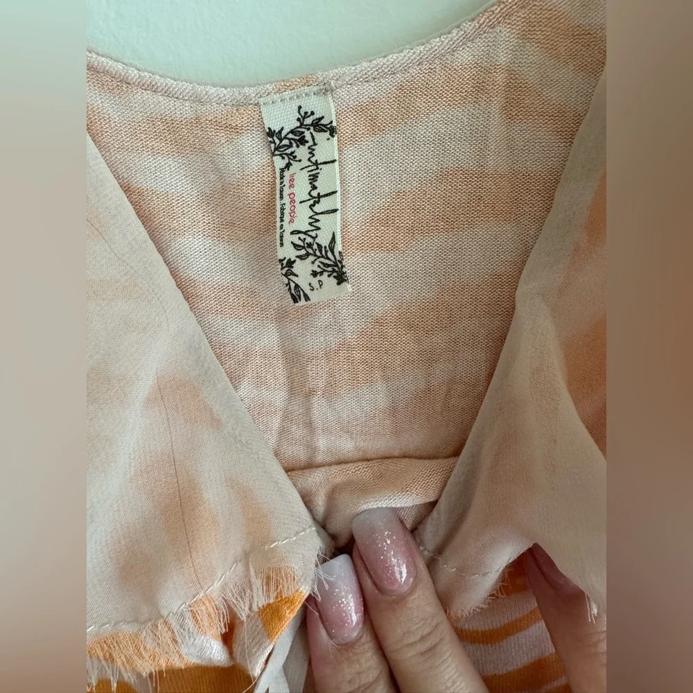 NWT Free People Intimately Kara Printed Cami
